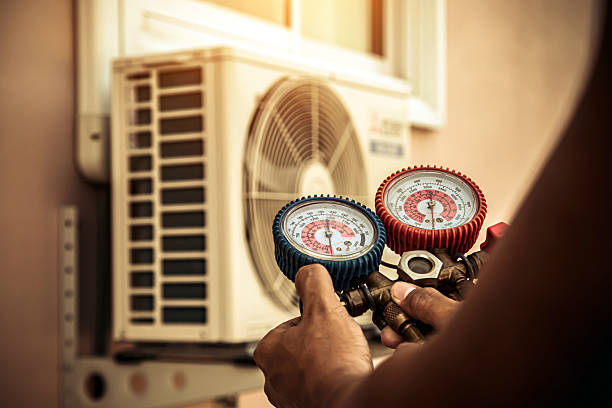 Professional Hvac Maintenance technician working in Wilson, OK